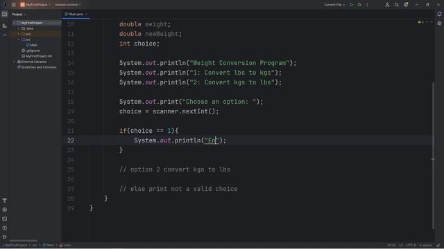 Lets code a WEIGHT CONVERTER in Java _15 смотреть онлайн