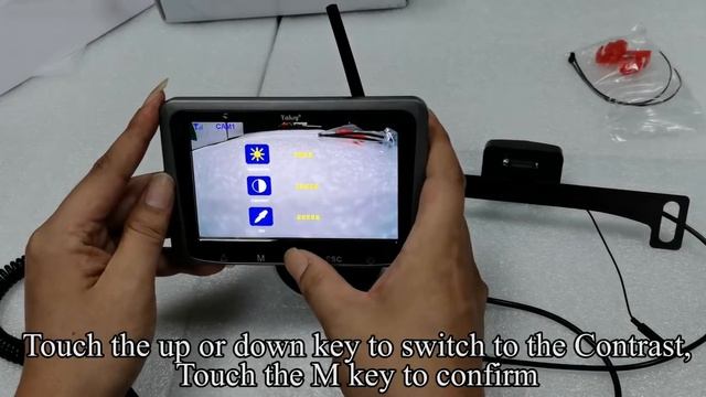 Yakry Y25 5 INCH Touch Button Monitor Wireless Backup Camera System Two Channels for Trucks,Campers смотреть онлайн