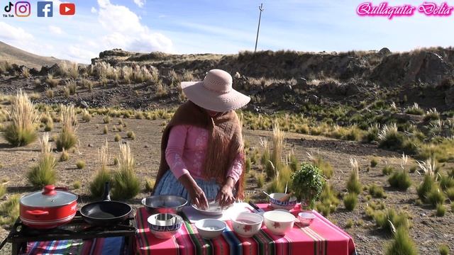 Preparamos un PEJERREY FRITO y su CHUÑO BLANCO - Qullaquita Delia смотреть онлайн