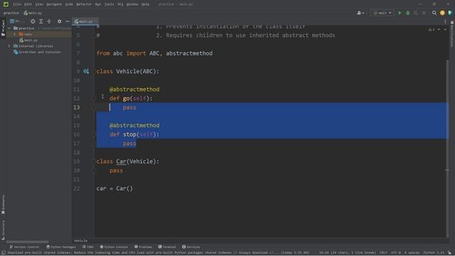 Learn Python ABSTRACT CLASSES in 7 minutes! 👻 смотреть онлайн