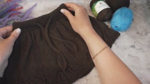 Юбочка спицами для девочки! Без шва  бери и вяжи! #детки #юбки #вяжемслюбовью #мквязание