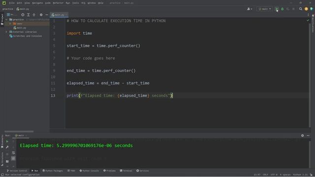 How to measure EXECUTION TIME in Python ⌚ смотреть онлайн