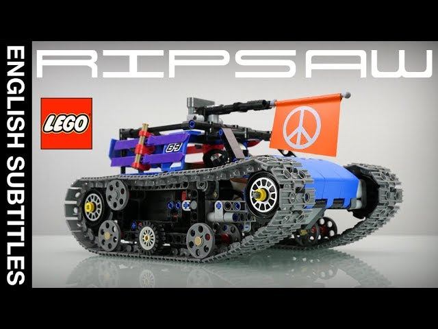 Fast LEGO Technic RIPSAW Tank RC FPV with BUWIZZ смотреть онлайн