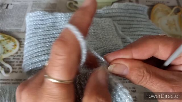 Tutorial,manecă tricotată!Gestrickter ărmel.Manica maglia.Manga de punto.Knitted sleeve. смотреть онлайн