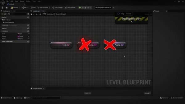 |Unreal Engine|: Переменные. Как ими пользоваться? Часть 3 - Текстовые - (Unreal Engine 5)