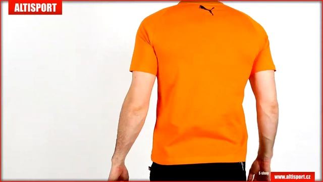 pánské triko puma modern sports logo tee 85560445 orange popsicle смотреть онлайн
