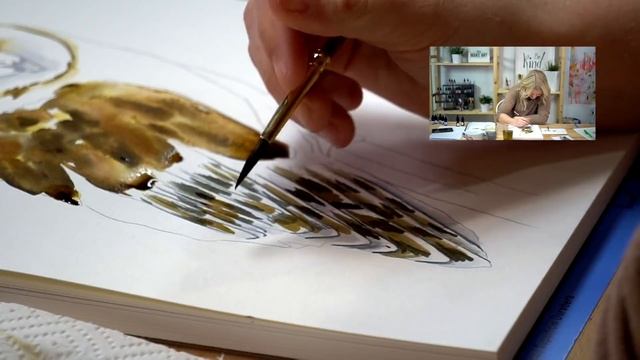 Barn Owl Watercolor Art Tutorial смотреть онлайн