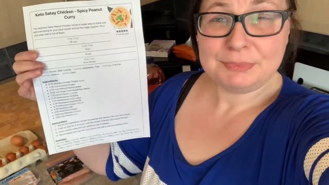 Keto Meal Prep & Groceries! Everything Bagel Chaffles // Chicken Satay Curry // A Bit of Garden /UK смотреть онлайн