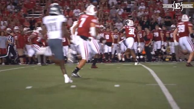 EMU Comes Up Short in a 34-7 Setback to No.17/18 Wisconsin смотреть онлайн