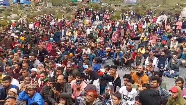 Choudhary Lal Singh addressing Public gathering at Ponera Tehsil Basantgarh. смотреть онлайн