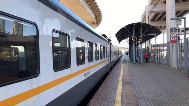 ЭП2Д-0145 и ЭП2Д-0064 ЦППК Перекраска Наше Подмосковье На станции Тестовская смотреть онлайн