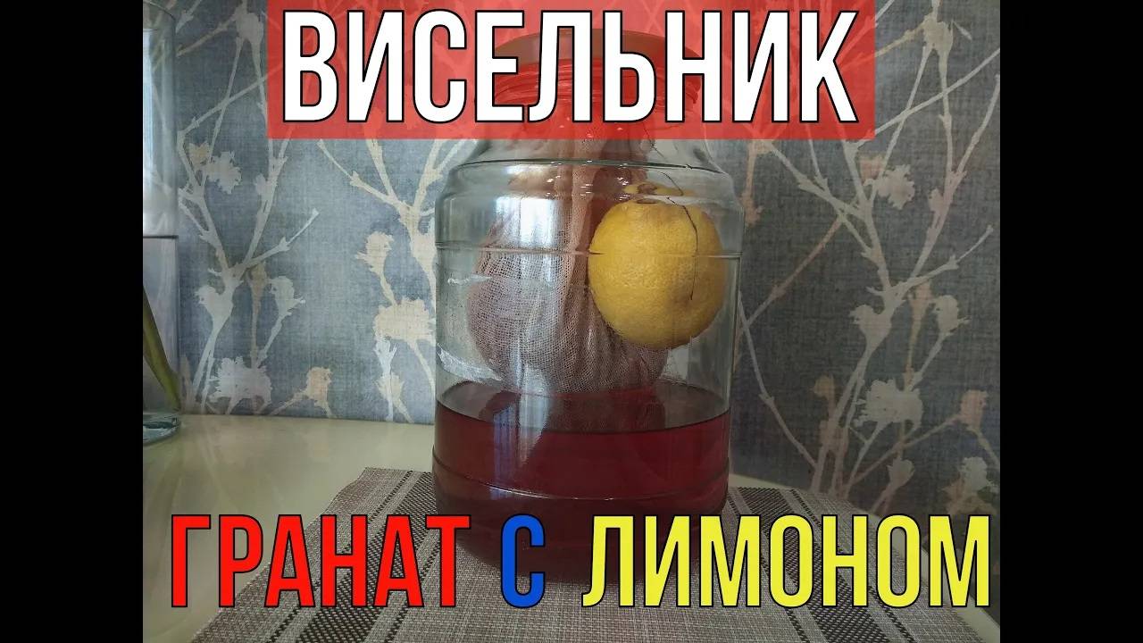 НАСТОЙКА "ВИСЕЛЬНИК" | ГРАНАТ С ЛИМОНОМ смотреть онлайн