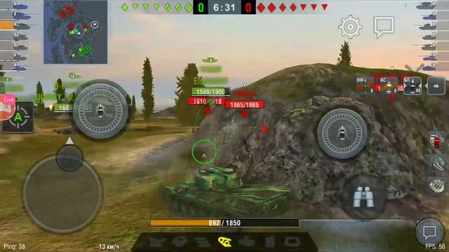 |=WOT BLITZ=| РЕЙТИНГОВЫЕ БОИ |Leopard 1 wz 121| смотреть онлайн