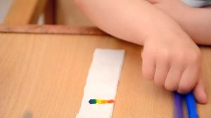 Опыт для детей. Радуга на салфетке. Experience for children. Rainbow on a napkin