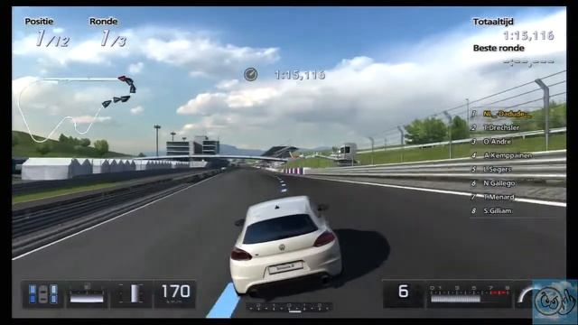 Gran Turismo 5 Highspeed Ring 400PP VW Scirocco R '10 Test смотреть онлайн