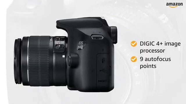Canon EOS 1500D 24.1 digital SLR camera l Canon Dslr l Canon camera смотреть онлайн