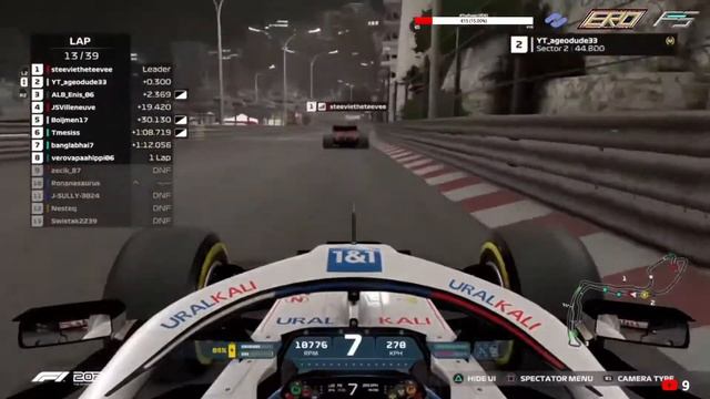 F1 GAME OFF-SEASON - ERO PS F5 - OS R1 - MONACO GP смотреть онлайн