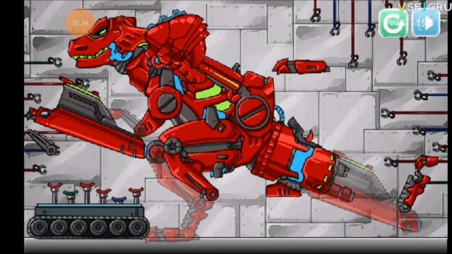 Dino Robot Combine! Tyranno Red смотреть онлайн