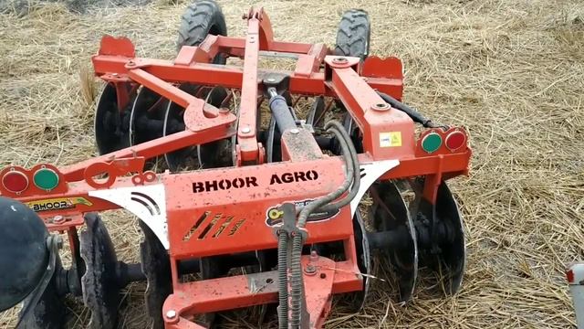 Bhoor implement ..18 hydraulic disc harrow ...weight 1050 kg смотреть онлайн