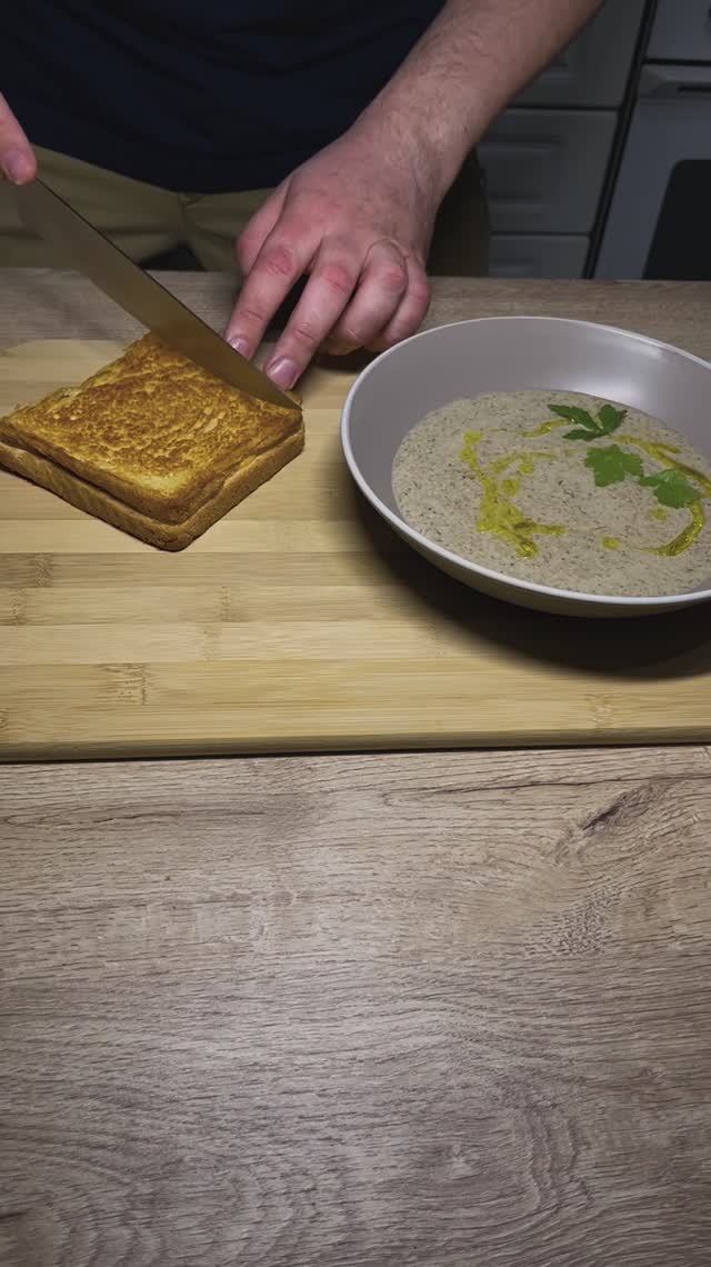 Грибной крем-суп #рецепты