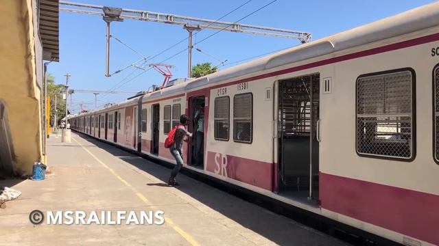 BRAND NEW 3 PHASE EMU DEPARTS FROM CHENNAI BEACH:INDIAN RAILWAYS смотреть онлайн