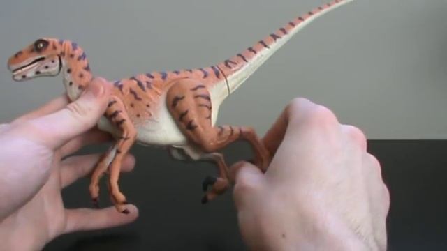 The Lost World:Jurassic Park electronic Velociraptor figure review смотреть онлайн