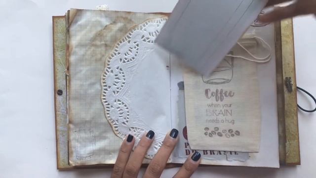 Coffee themed Junk Journal..Custom Order for Rita смотреть онлайн