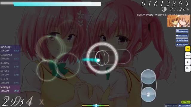 osu! Momo Belia Deviluke (CV: Toyosaki Aki) MORE & MORE [Agatsu's Insane]+HDDT смотреть онлайн