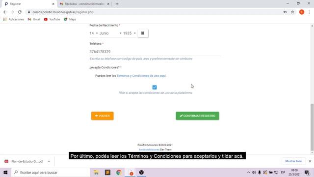 Cómo me inscribo a los cursos de Polo TIC Misiones смотреть онлайн