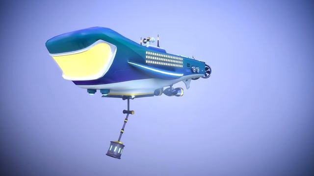 Aurora Submarine Model - MAYA смотреть онлайн