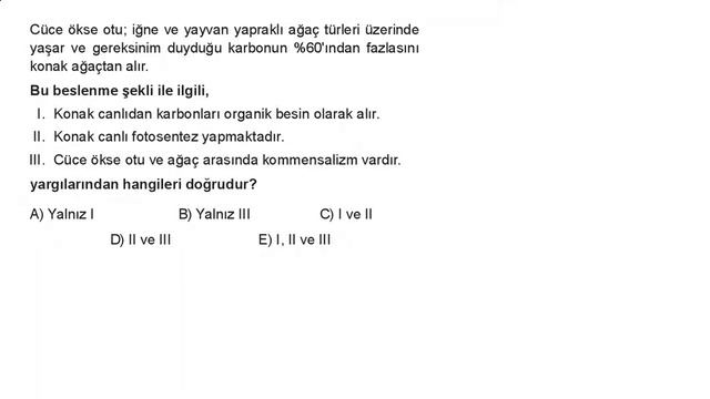 AYT Biyoloji Multi Soru Bankası Bölüm 02 Test 06 Soru Çözümleri смотреть онлайн