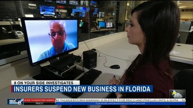 Three insurance companies stop or limit writing new business in Florida смотреть онлайн