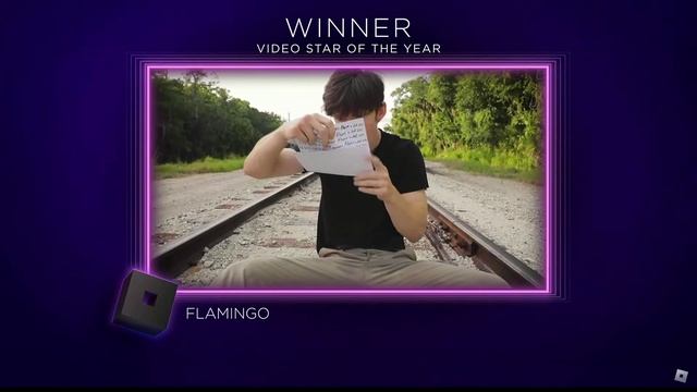 FLAMINGO WINS THE VIDEO STAR OF THE YEAR AWARD! ROBLOX смотреть онлайн