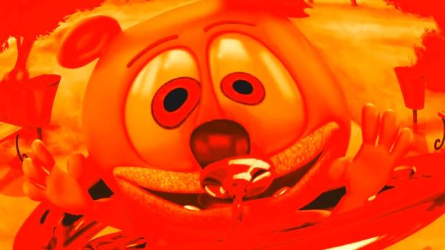 ORANGE & FISHEYE & NEON & ALIEN VOICE Gummibär REQ VIDDOE Finnish Gummybear Song