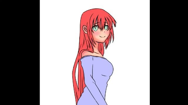 Anime girl (speedpaint Ibis paint x) смотреть онлайн
