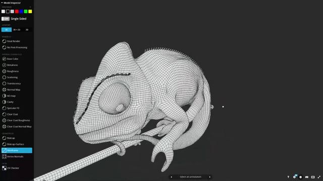 Cute Chameleon my 3d Model смотреть онлайн