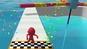 Паркур-препятствия Fun Race 3D | Мультфильм для детей