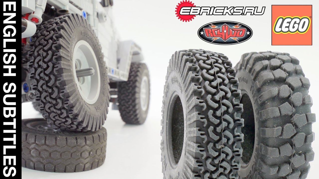 Review RC4WD tires for LEGO / Обзор новой RC4WD резины для ЛЕГО смотреть онлайн