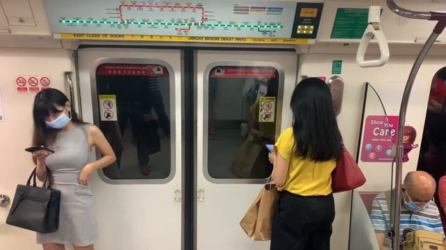 [STARiS Glitch] SMRT Trains, EWL ride from (Tg Pagar → Raffles Pl) - Kawasaki C151 023/024 смотреть онлайн