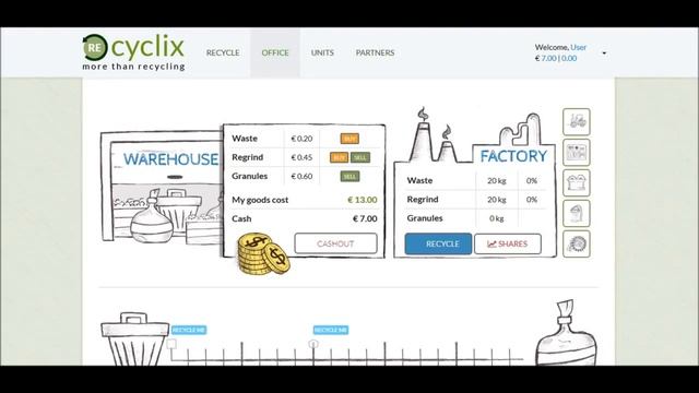 Recyclix Реальный заработок на отходах смотреть онлайн