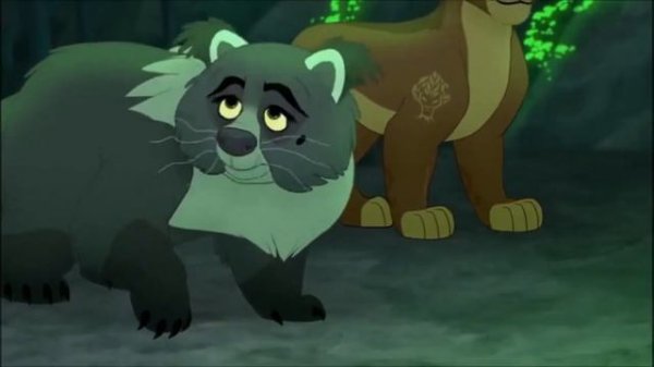 The Lion Guard: Queen Janna talks with Mama Binturong, Kion and Rani