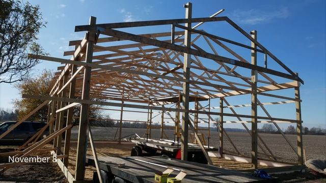Pole Barn Build 2020