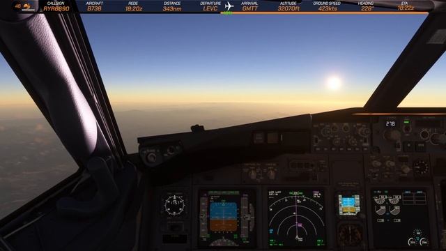 Valencia(LEVC) - Tanger(GMTT) RYR6890 | PMDG 737-800 | MSFS2020 EP389 смотреть онлайн