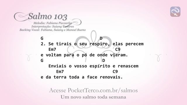 SALMO 103 - ENVIAI O VOSSO ESPÍRITO, SENHOR (PENTECOSTES - ANO A/B/C) смотреть онлайн