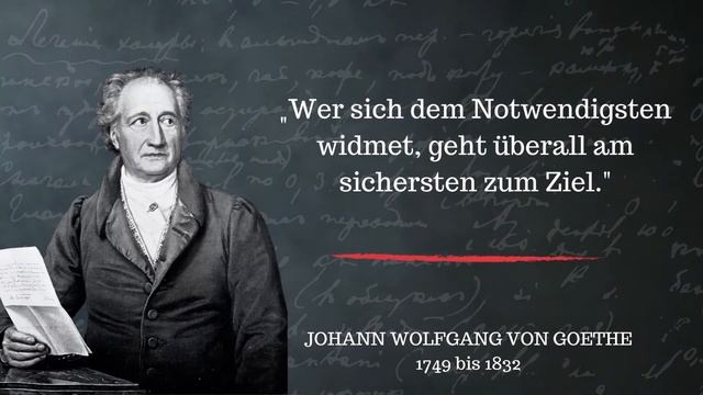 Johann Wolfgang von Goethe: Diese Zitate werden dein Leben verändern смотреть онлайн
