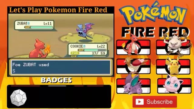 Let's Play Pokemon Fire🔥Red🔥 Episode #07 Helix Fossil & Dome Fossil MT.MOON 🌙🌙🌙 смотреть онлайн
