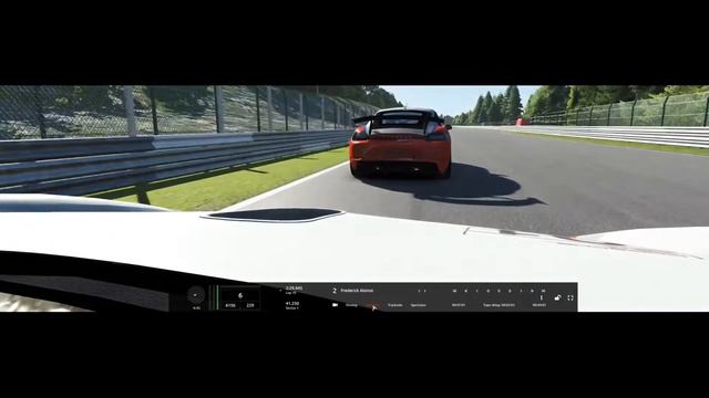Porsche Cayman GT4 V2 Test at Spa Francorchamps 2 29 500 | rfactor 2 new physics and sound engine смотреть онлайн