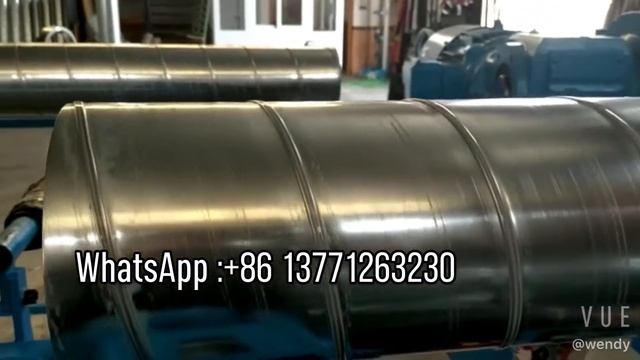 Customer’s feedback. SBKJ spiral tubeformer machine SBTF-1602 смотреть онлайн