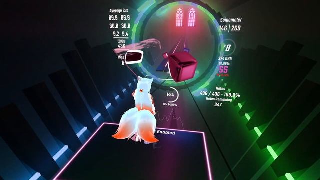 [Beat Saber] Calliope Mori - Red [FC] [expert+] [Full Body Tracking] смотреть онлайн
