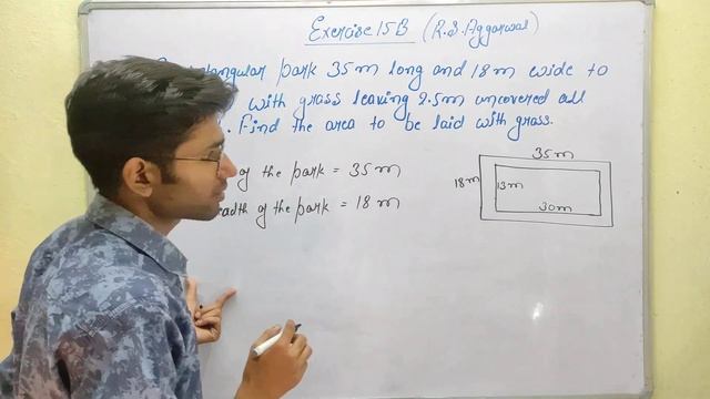 Class 10th math | Perimeter and area of plane figure | Question no.-10 (Ex-15B) | Ed-Venture смотреть онлайн